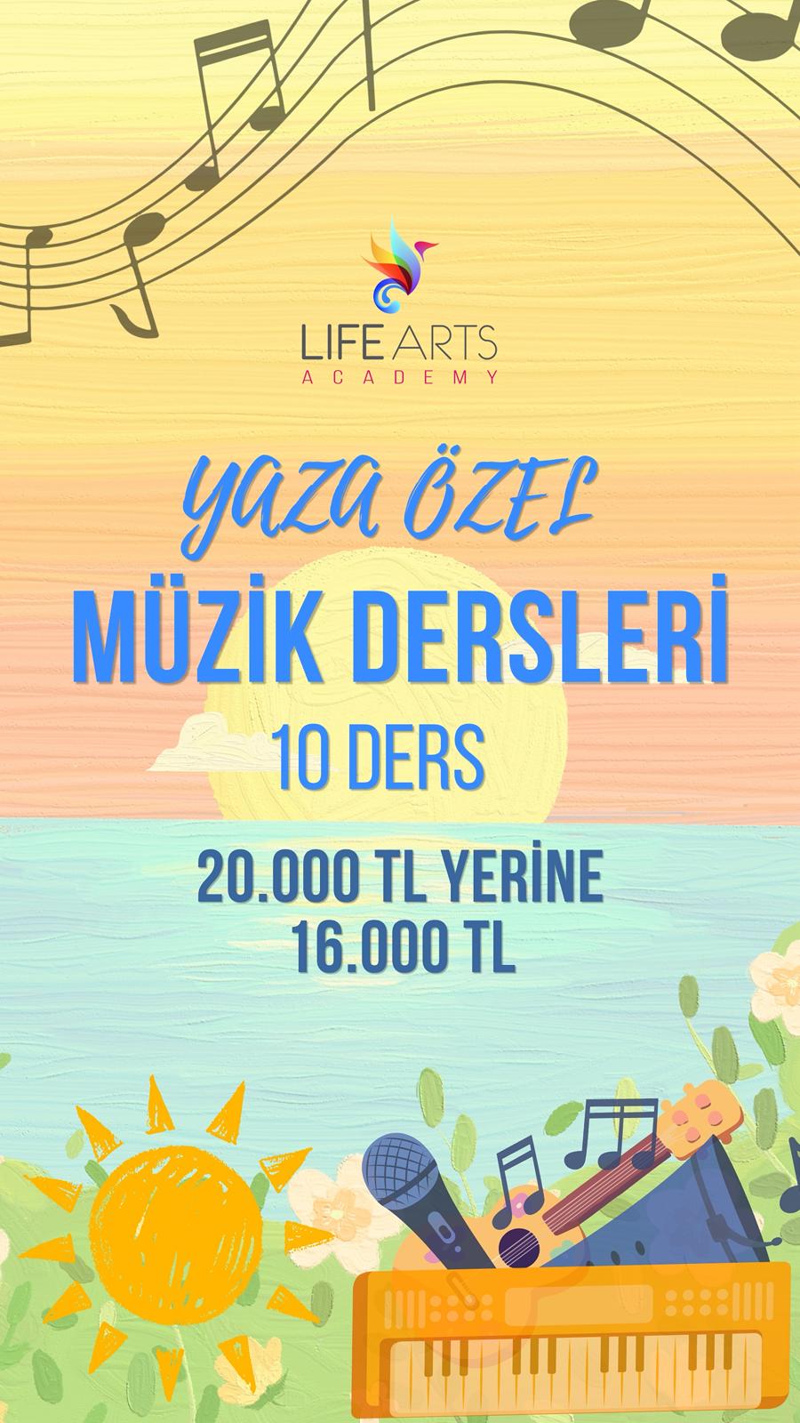 Yaza Özel Müzik Dersleri Kampanyası